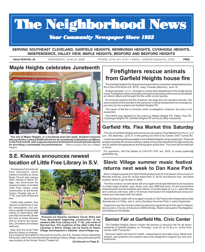 Cover — June 24, 2026