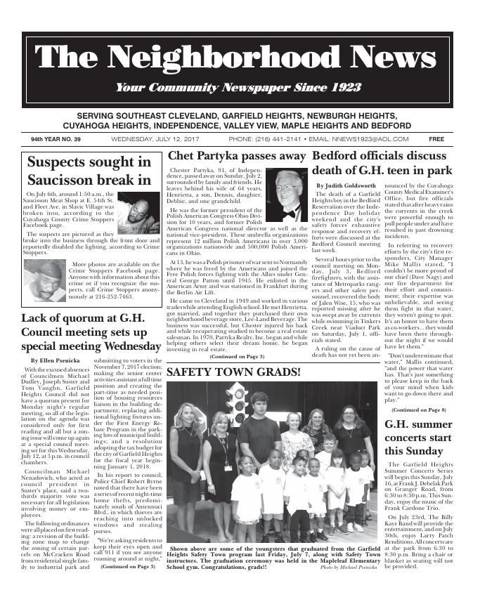 Cover — July 12, 2017