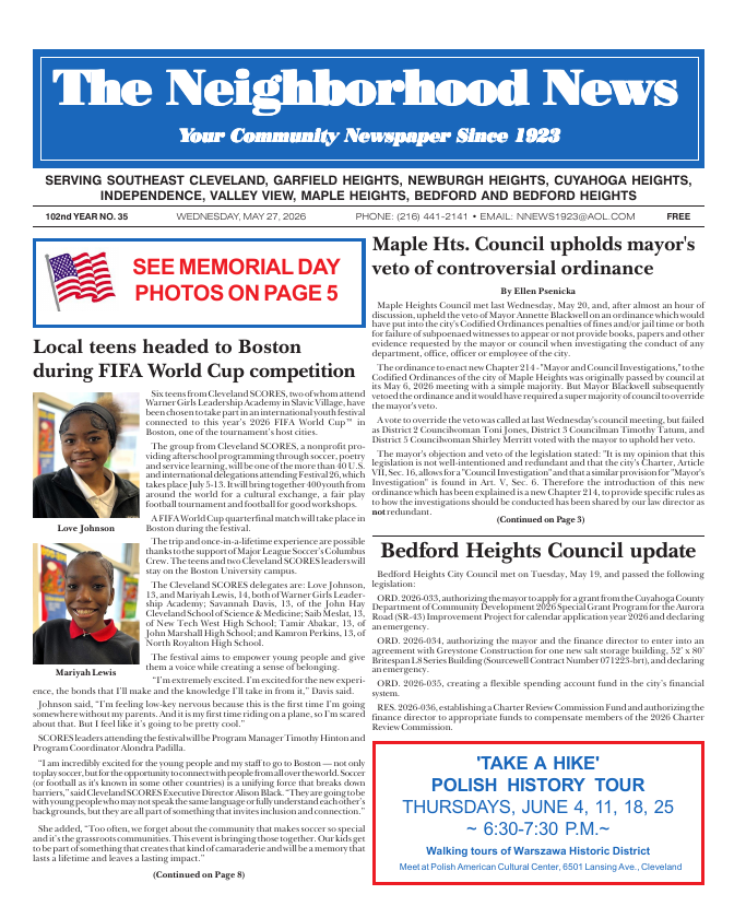 Cover — May 27, 2026