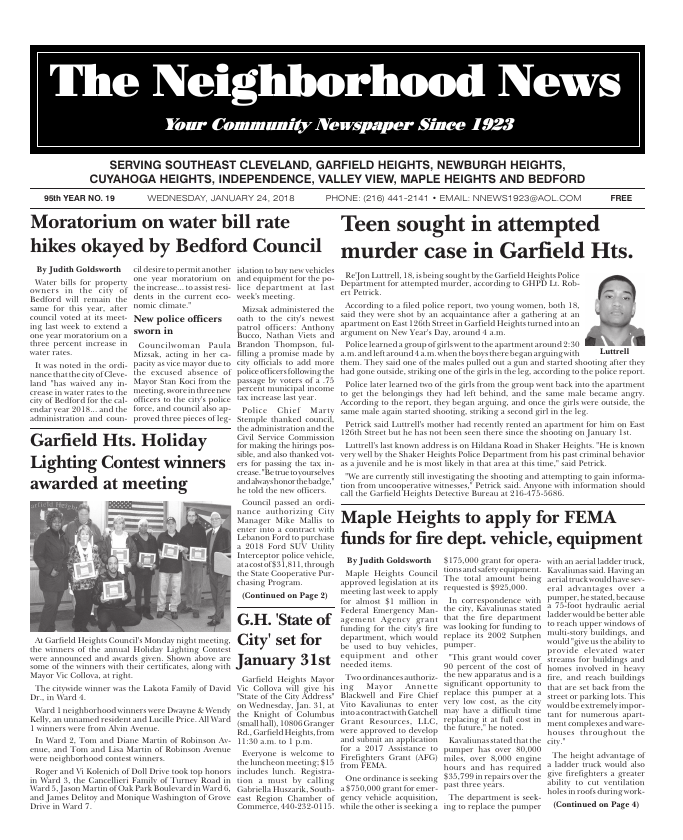 Cover — January 24, 2018
