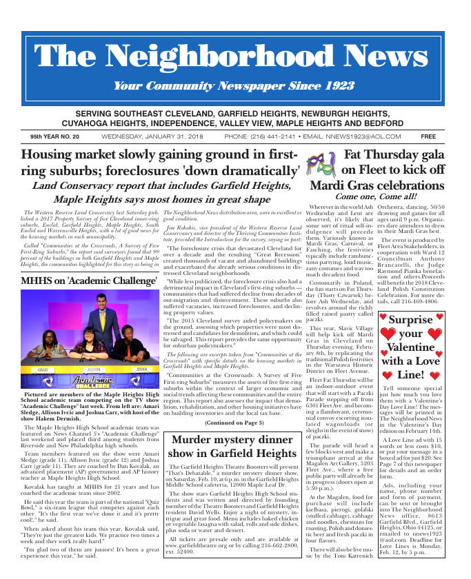Cover — January 31, 2018