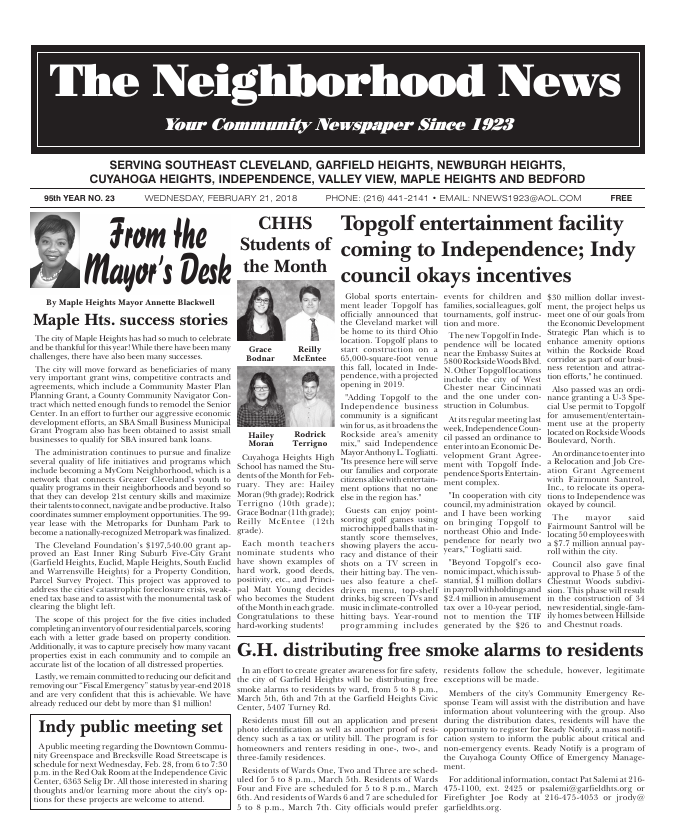 Cover — February 21, 2018