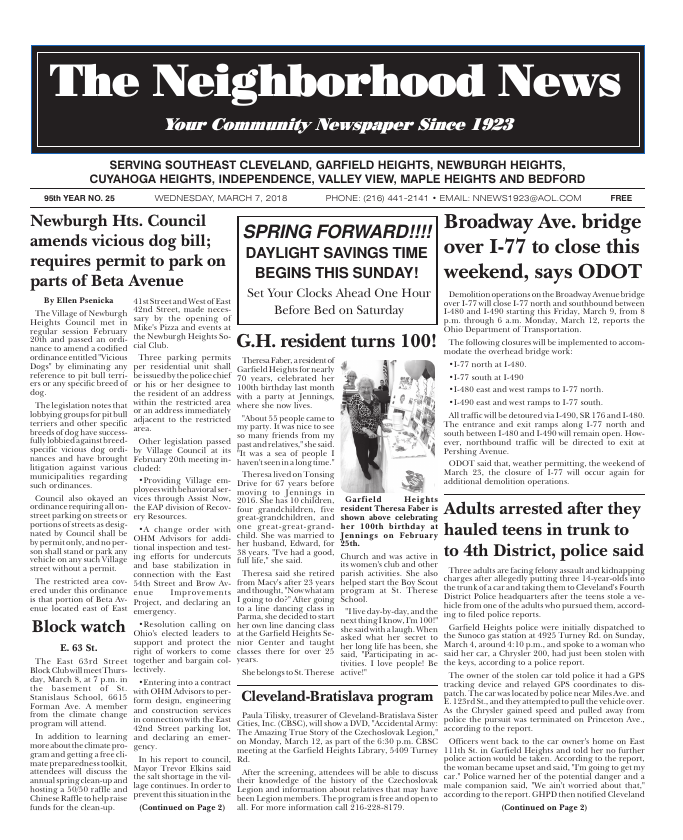 Cover — March 7, 2018